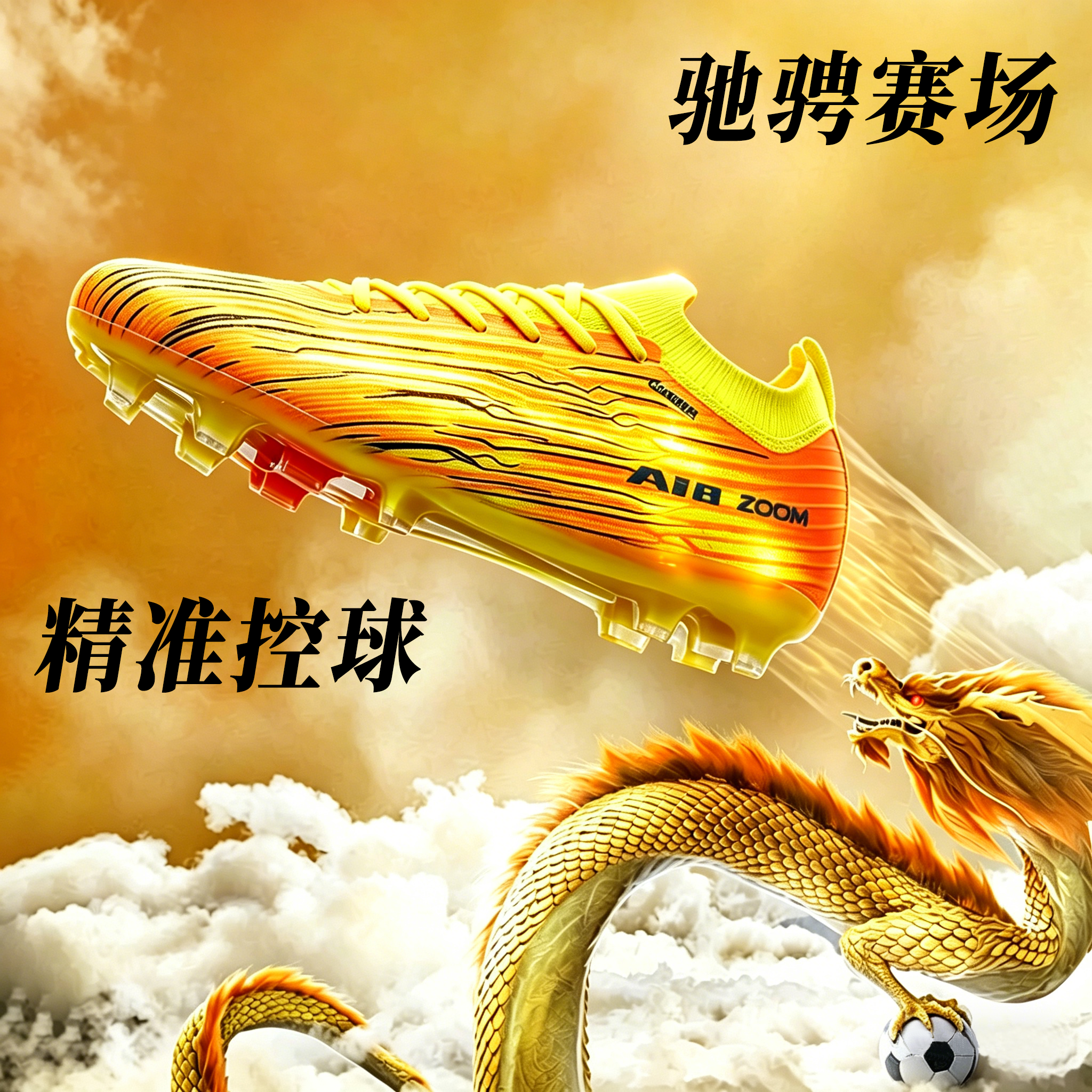 C罗刺客15TF碎钉学生训练足球鞋