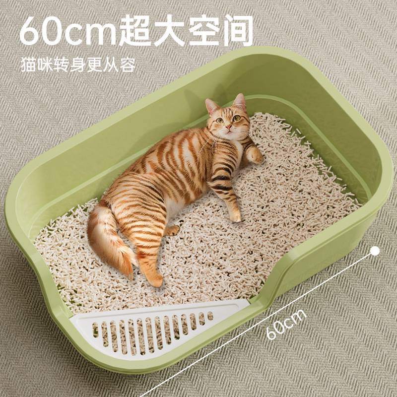 小号幼猫矮脚猫砂盆低入口防外溅