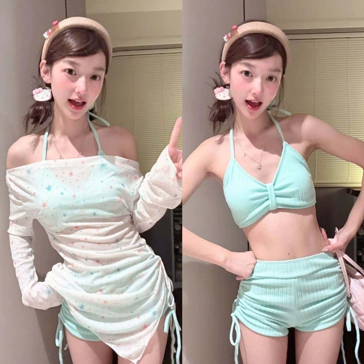 2026新款分体三件套泳衣女爆款