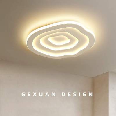 北欧主卧室灯2025年新款灯具现代简约创意网红云朵书房led吸顶灯