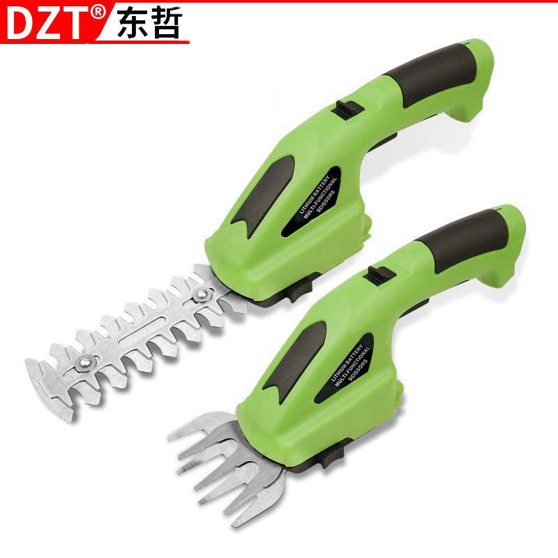 小型修剪机电动篱笆剪锂电绿篱机剪草机两用线充电式手持剪枝剪