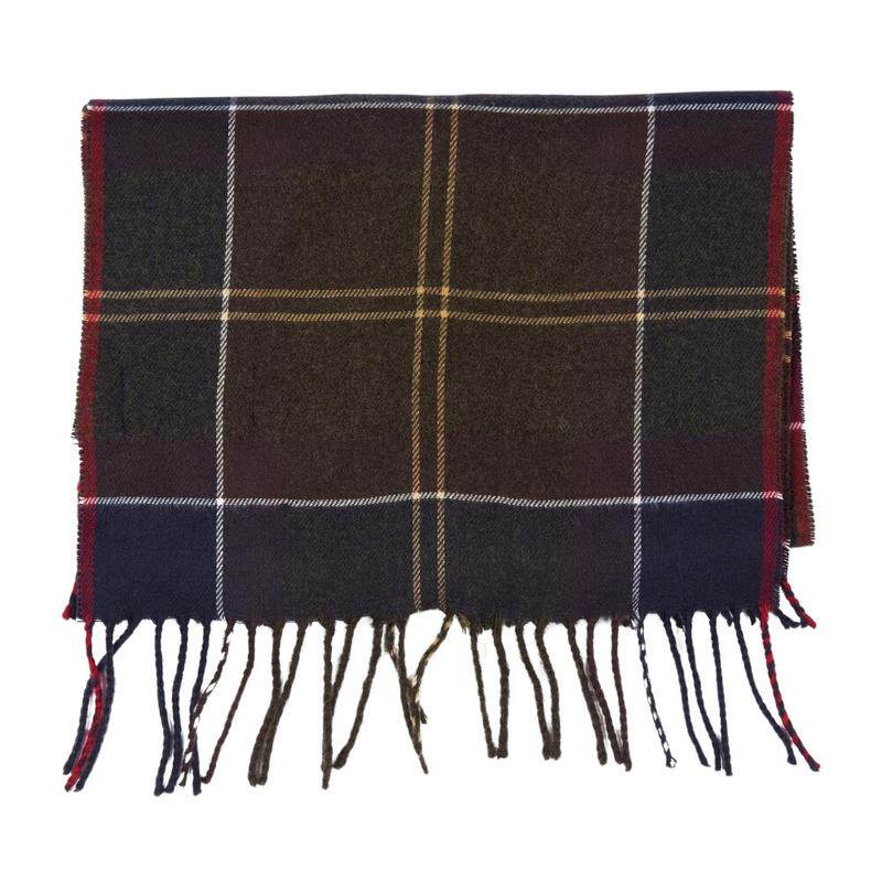 【24aw】barbour巴伯 男士拼色 围巾