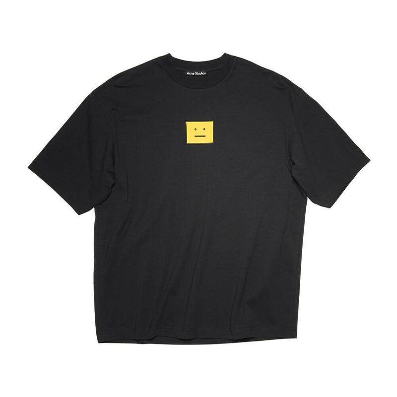 acne studios 男士品牌logo印花短袖t恤