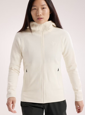 ARC'TERYX 始祖鸟 KYANITE HOODY 女子户外 微弹透气 保暖抓绒衫