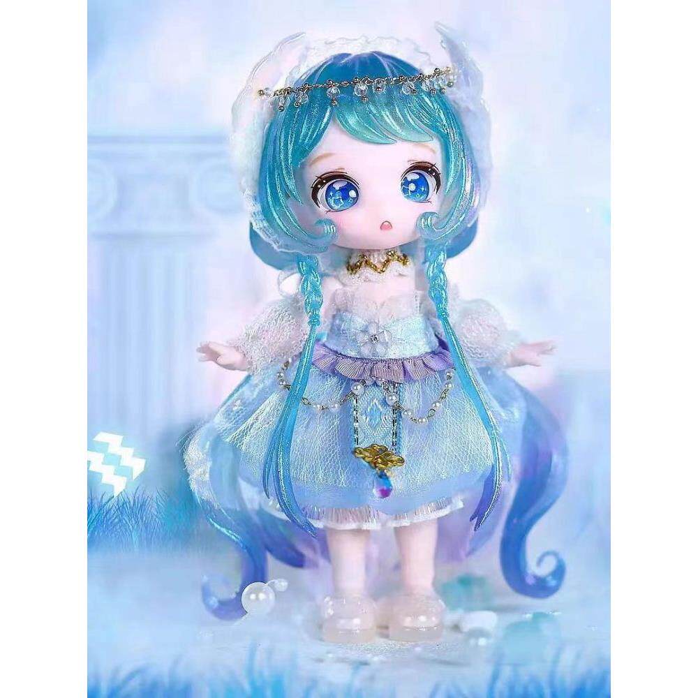 正版 德必胜娃娃maytree异兽录bjd十二星座盲盒女孩珍藏关节可动