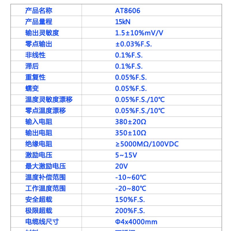 速发AT8001C汽车压装电焊压力夹紧力测模块测试传感器15k