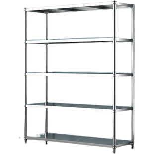 医院不锈钢药房置物架落地多层货架储物架药O柜物品收纳库房仓库