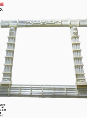 罗马柱窗户门套模具屋p檐线条水泥装饰线别墅窗拱窗边欧式窗套模