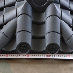 围墙瓦树脂堵头双面一体瓦墙A头瓦封头仿古封头马头墙封边装饰