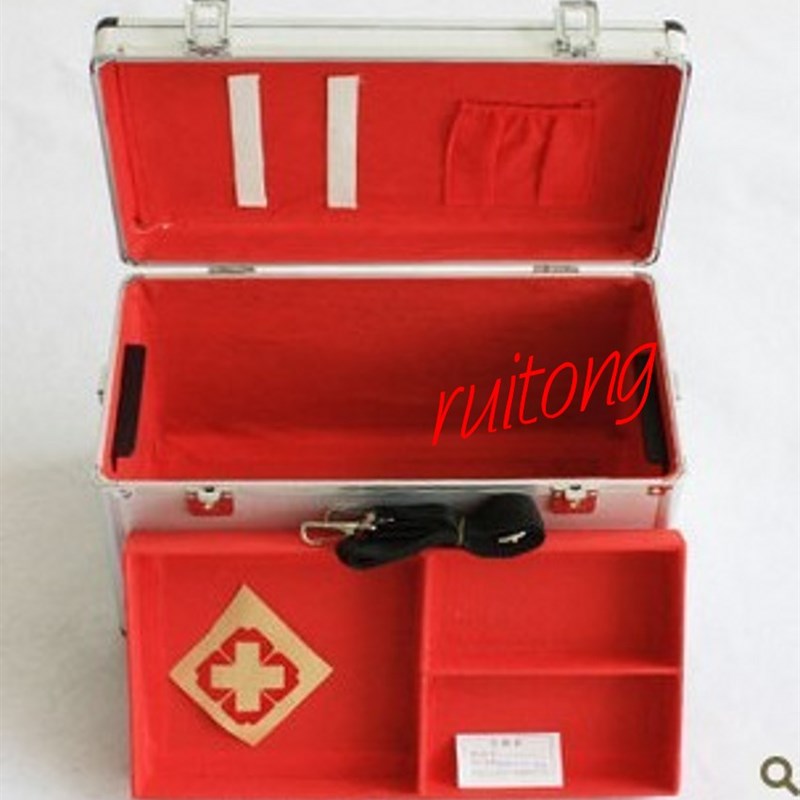 加厚铝合金出诊箱/家用医药箱1w8寸16寸14寸11寸9寸急救箱 保健箱