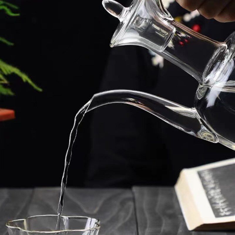 耐高温泡茶壶玻璃贵妃壶茶壶宋代C绿茶专用泡茶器彷宋执壶中式茶