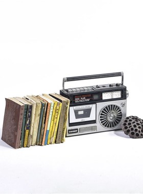 老式收音机民俗老物件密室逃y脱剧本摆设收录机怀旧道具样本复古