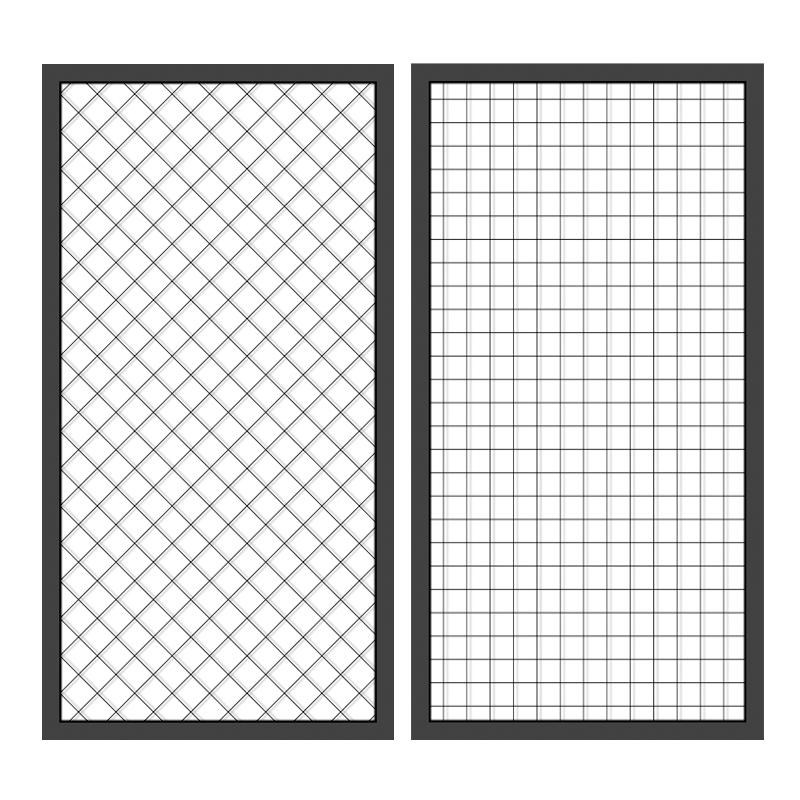 定做工业风菱形网格网片铁丝网吊顶铁艺屏风隔Q断装饰铁网格背景