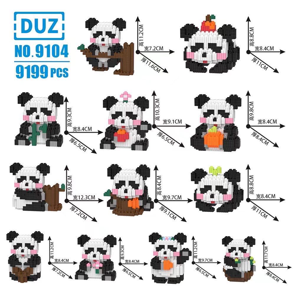 babu block库洛米美乐蒂系列积木玩具男女孩礼物摆件手工