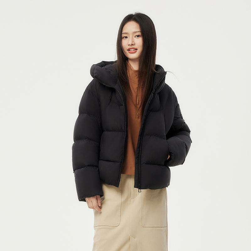 【淘宝秒杀】坦博尔新款泡芙羽绒服女加厚连帽面包服保暖外套潮