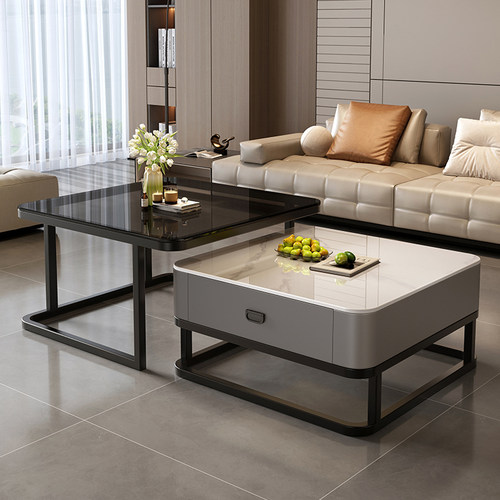 岩板茶几客厅家用2025新款小户型