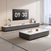 电视柜客厅家用小户型轻奢2025新款现代简约落地茶几电视机柜组合