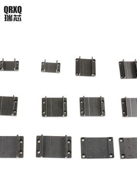 QRXQ直线同步带模组滑台导轨地脚连接件移动工作台固定块底座