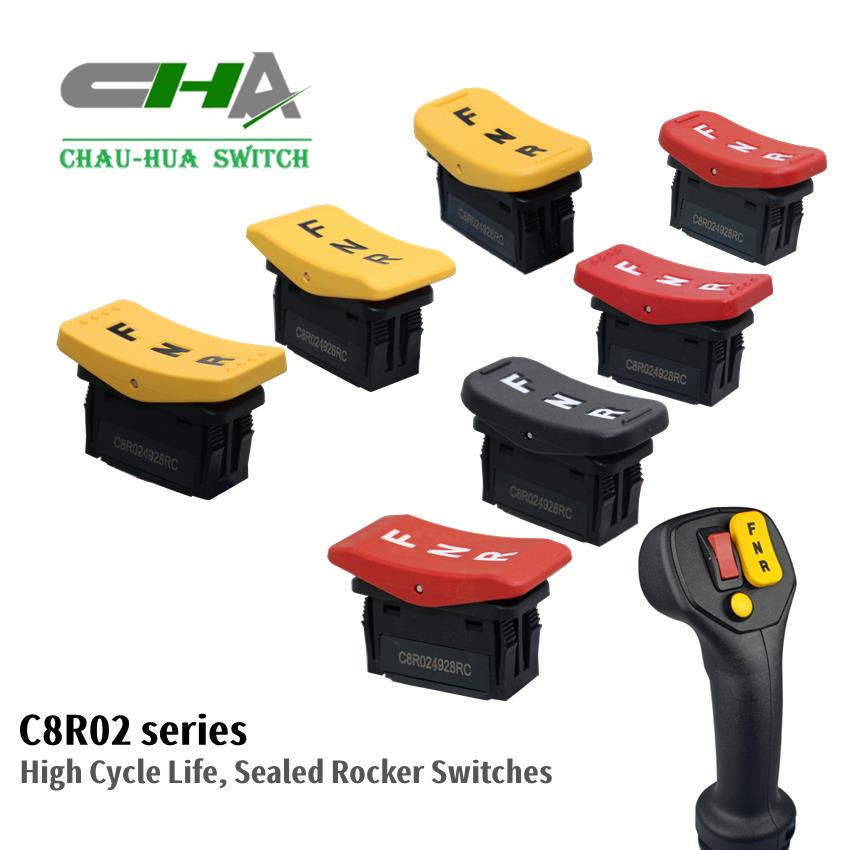 昭华C8R02机械手柄 FNR开关 三档 船型翘板开关 平替OTTO K1S