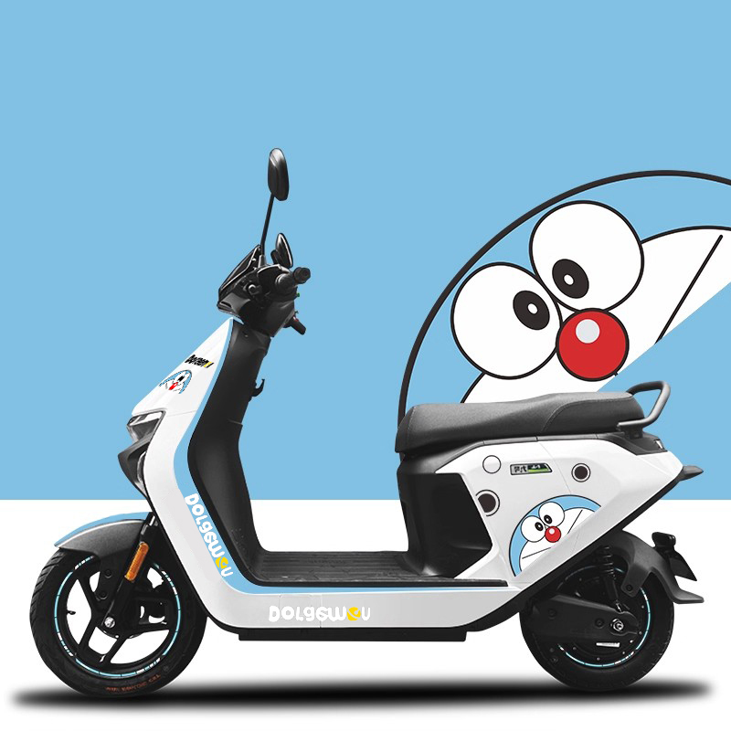 适用于九号电动车NzMIX电动车贴纸版画仪表膜轮毂反光贴防水贴膜