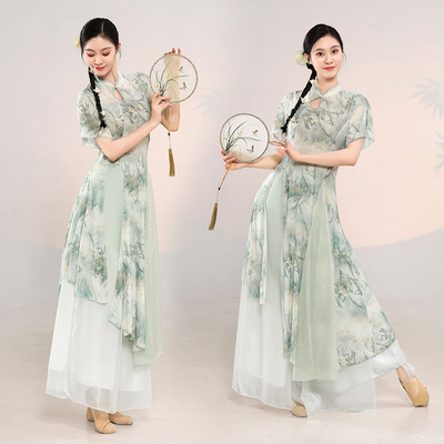 中式古典舞服清新自然物美价廉