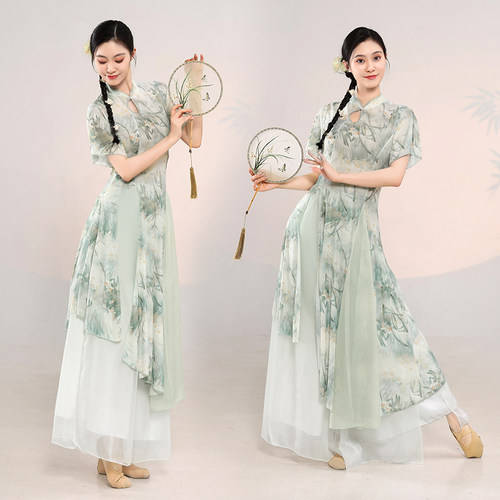 中式古典舞服清新自然物美价廉