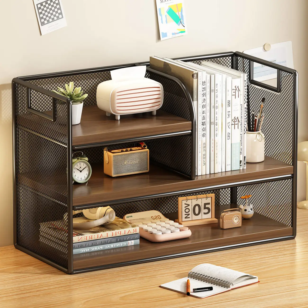 书桌立架桌面小层架置物架收纳