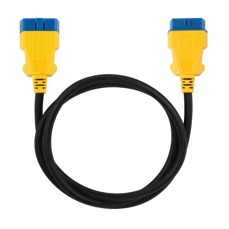 AUTOOL汽车检测仪OBD2延长线车载电脑加长线转换插头公对母转接线
