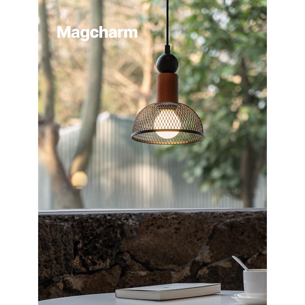 Magcharm花语床头吊灯卧室入口小吊灯艺术过道酒吧古董风格