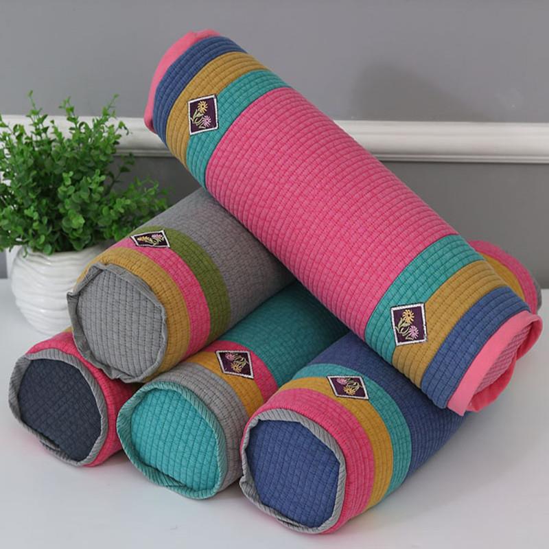 颈枕韩式枕荞麦壳颈椎反弓专用枕头男劲锥枕糖果枕修复圆枕护颈枕