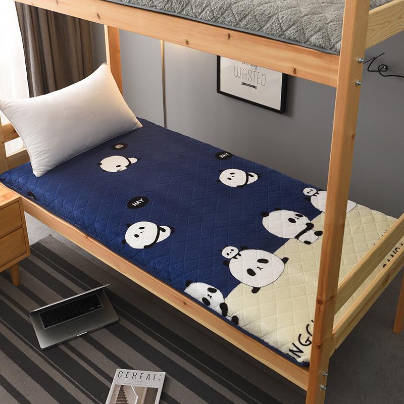 加厚保暖羊羔绒床垫大学生宿舍1米一二单人90x190cm80宽200软垫被