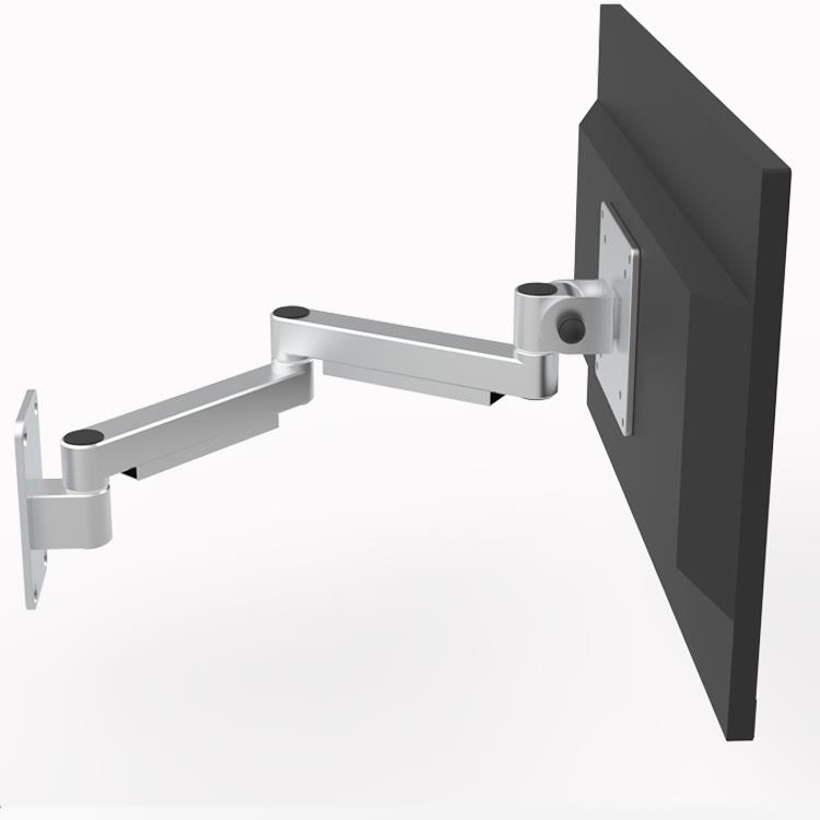 工业液晶电脑显示器支架铝合金折叠悬挂旋转壁挂式vesa挂墙支架臂