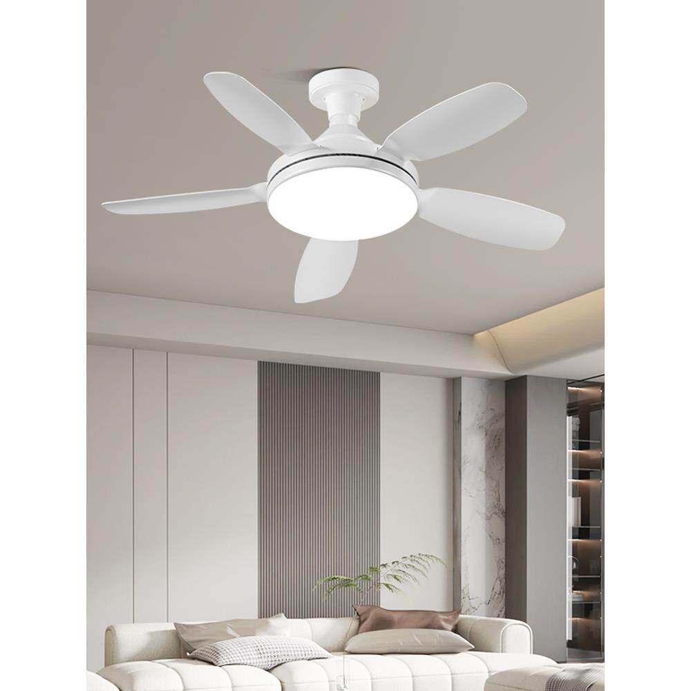 螺口风扇灯吊扇灯大风力餐厅节能吸顶三档调光led客厅卧室简约