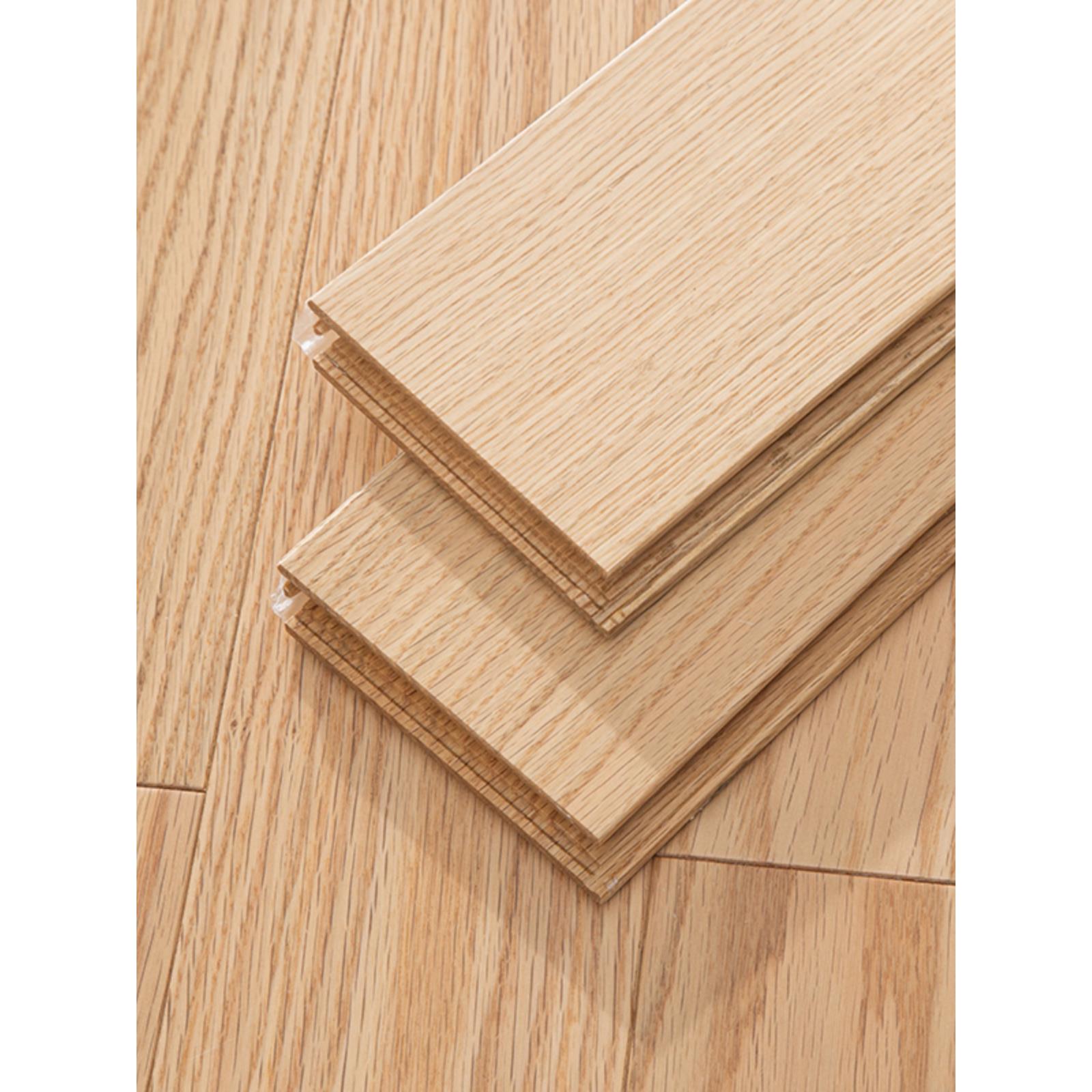 美国红橡木纯实木地板原木天然灰色家居室内地暖锁南亚厂家直销