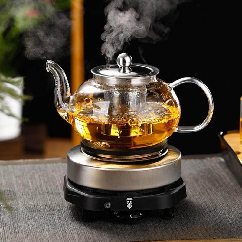 煮茶器玻璃煮茶壶家用小型电陶炉煮茶迷你静音玻璃烧水炉泡茶专用,餐饮具,茶壶,淘宝优惠券,粉丝福利购,淘宝优惠卷