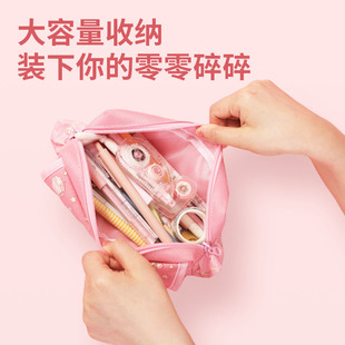 现货速发本星美拉日记文具盒孩高颜值可爱笔袋小学生铅笔袋大容