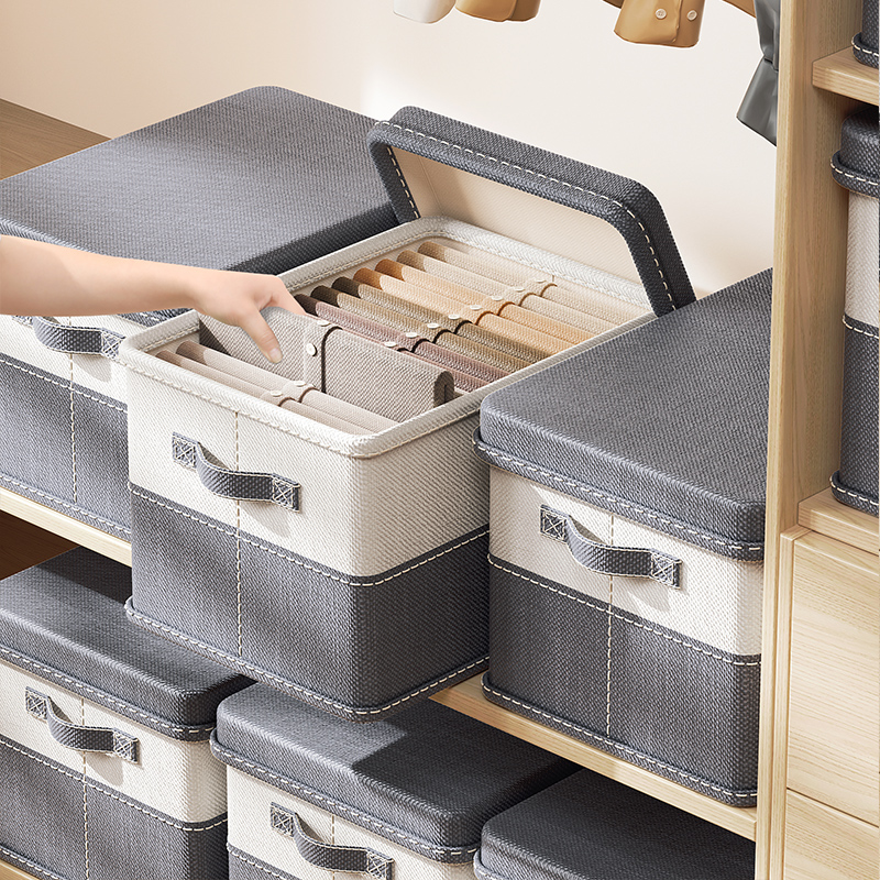 速发储服收纳箱家用折叠衣柜物衣裤子分层神器学生宿舍用衣物整理