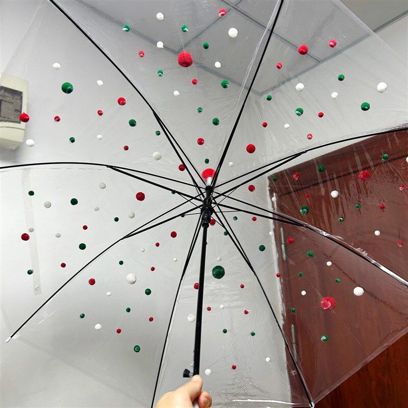 速发圣诞布照道具手工雨伞材料儿童成装圣诞氛围感场景拍置人饰品