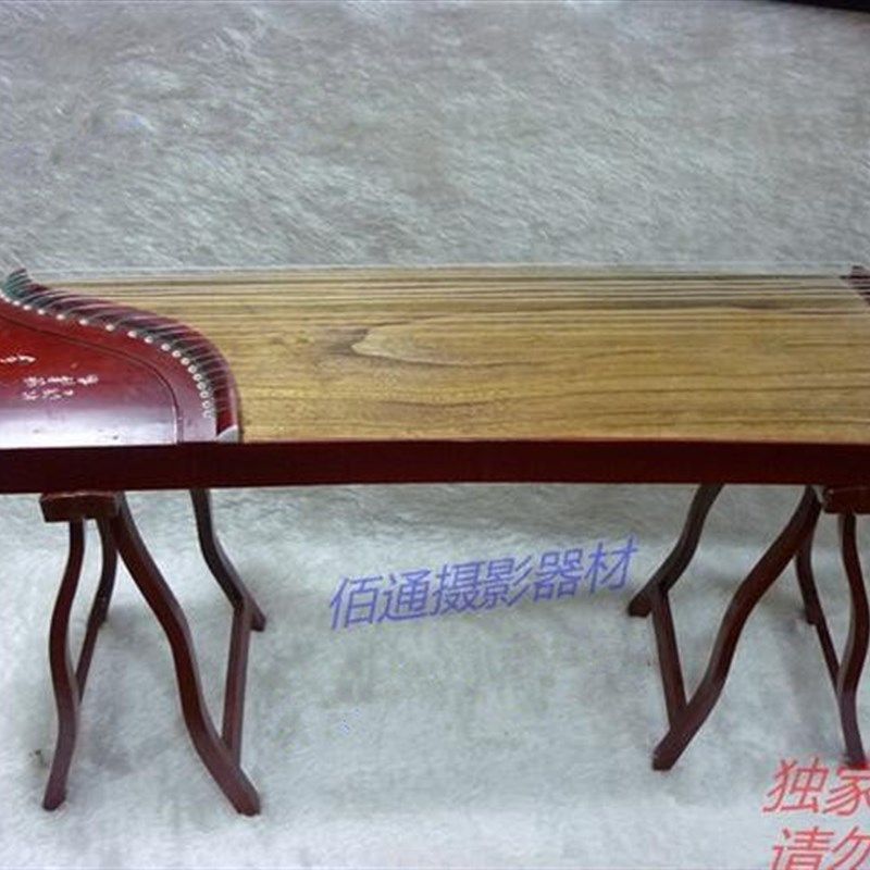 速发古 摄影摄具 影楼婚纱道影拍照 中式主题装大古筝盘子人坊