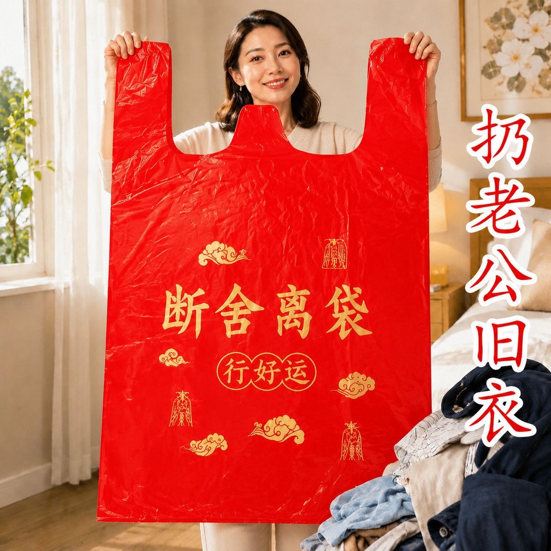 红色除秽转运袋加厚加大