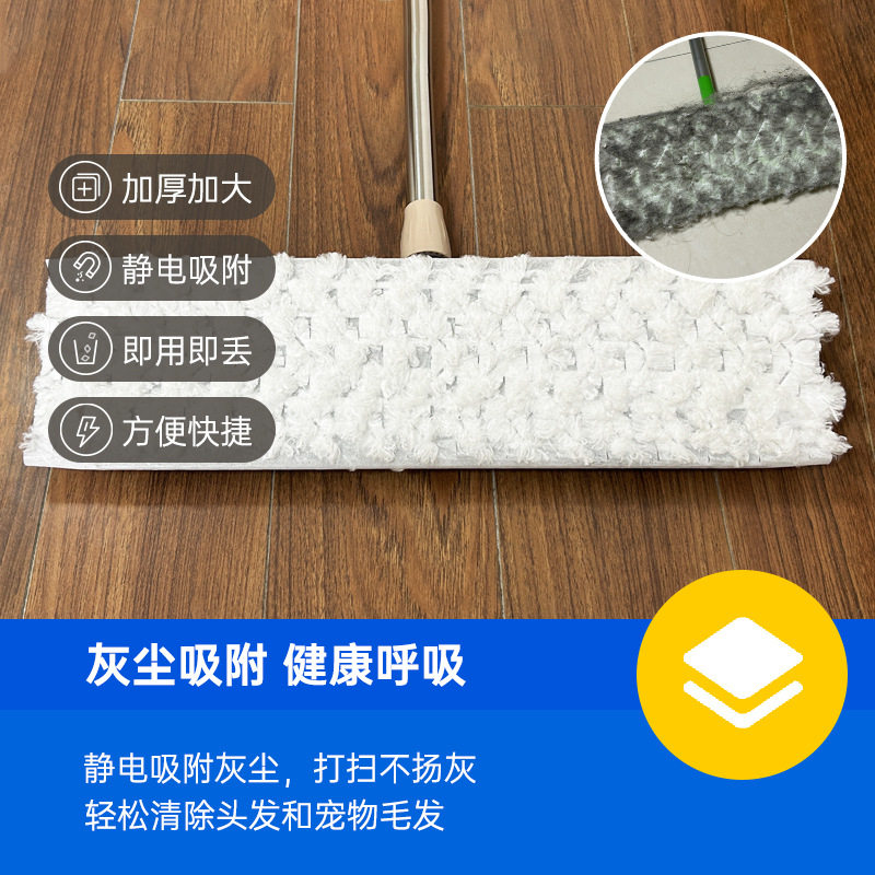大尺寸长绒毛除尘纸拖把