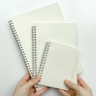 像素画网格本韩版b5手帐本子a5加厚记事本网红手账格子笔记本学生