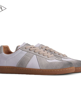 VCA德训鞋女鞋真皮2026新款轻便平底鞋春秋软底休闲鞋牛皮运动鞋