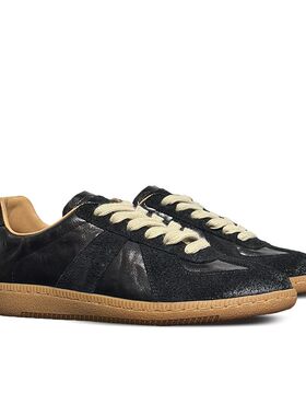 VCA德训鞋女鞋真皮2026新款轻便平底鞋春秋软底休闲鞋牛皮运动鞋