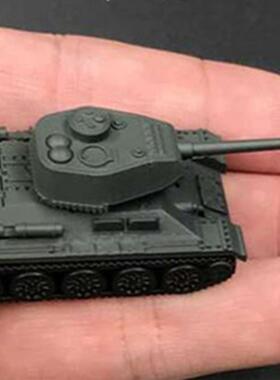 t3485坦克1比144坦克模型4D拼装军事玩具99虎式儿童成人沙盘摆件