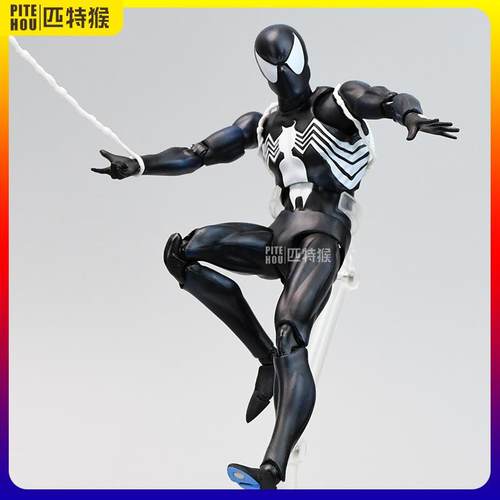 CT厂mafex147漫画版共生体毒液蜘蛛侠黑色战衣可动手办模型玩具