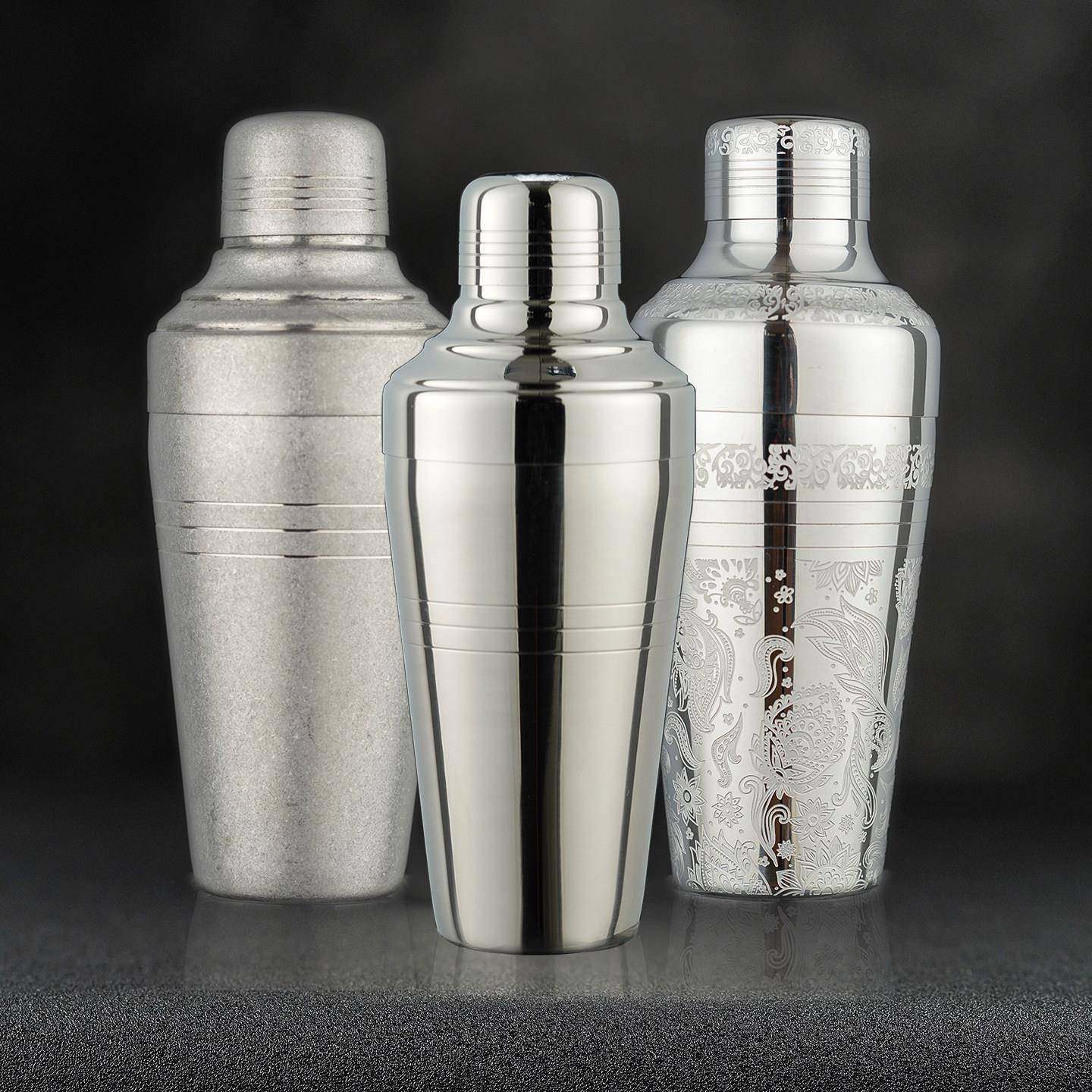 酒吧灵魂宝龙男爵专业日式英式三段式咖啡雪克壶摇调酒壶Shaker