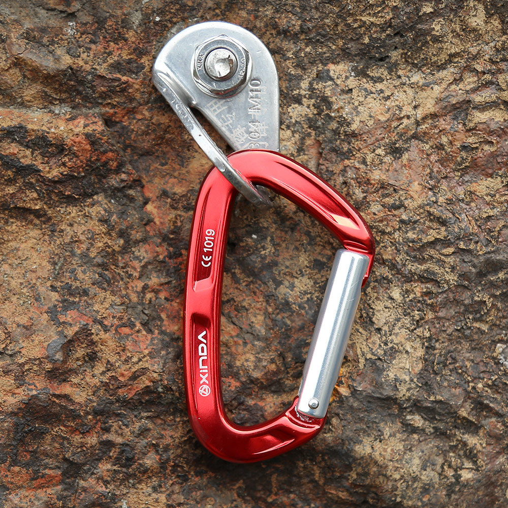 欣达Xinda登山扣攀岩装备轻便快挂直门弯门快挂登山户外安全装备