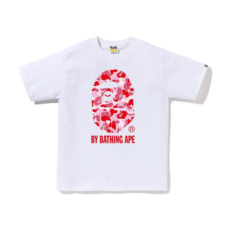 thumbnail for Trendy brand APE short-sleeved T-shirt pure cotton heavy high version SHARK APE ape camouflage skateboard sports top summer