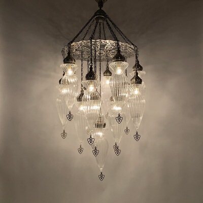 Ottoman hanging lamp迪拜特色别墅复式楼客厅楼梯间酒店餐厅吊灯